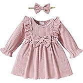 Mioglrie Baby Girl Dress Toddler Girls' Dresses 3 6 9 12 18 24 Months 2t 3t Girls Clothes Fall Winter Outfits