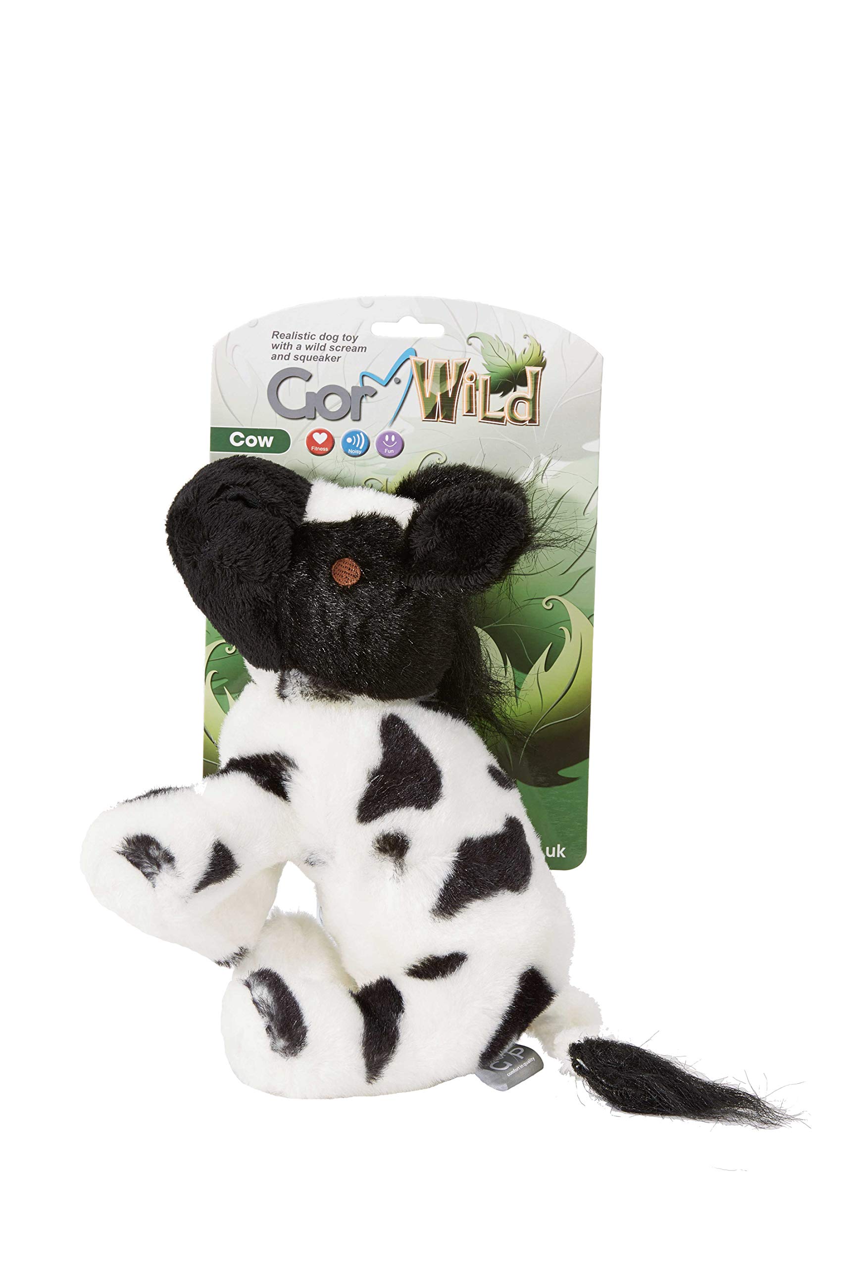 Gor Pets Soft Dog Toy Plush Wild Cow
