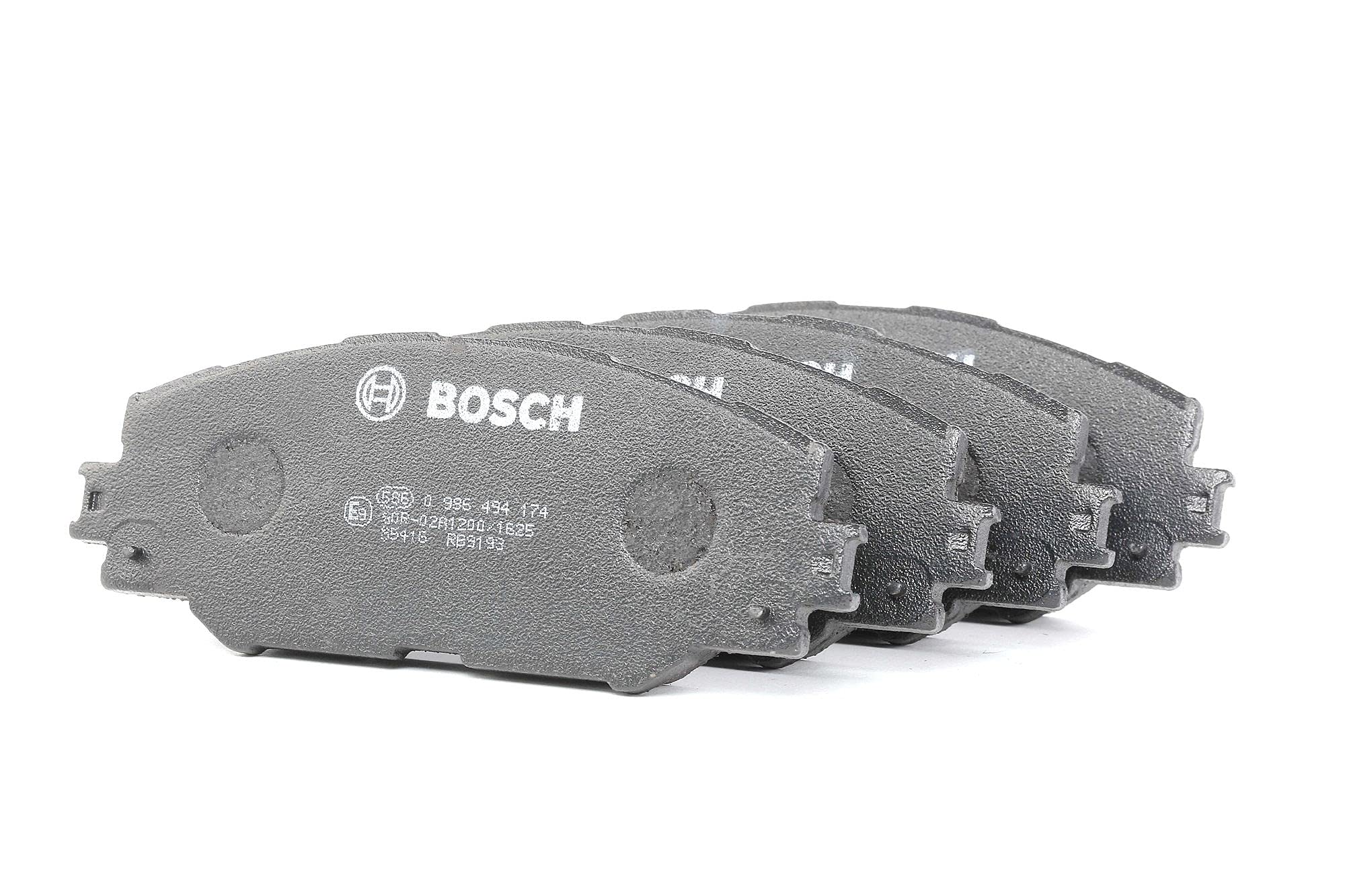 Bosch BP1085 - Brake Pads Car Front Axle - Bosch Quality - Reduced Noise and Dust - ECE-R90 Certified - Copper-Free - 1 Set of 4 Pads
