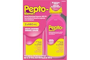 Pepto Bismol Liquid, Upset Stomach Relief, Diarrhea Relief, Heartburn, Nausea, Indigestion, Upset Stomach, Original Flavor, P