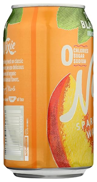 NIXIE ORGANIC PEACH BLACK TEA SPARKLING WATER SINGLE, 12 FZ