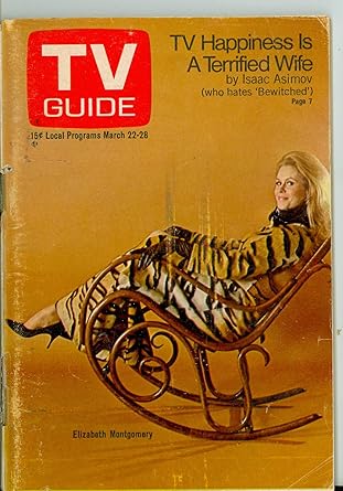 1969 Tv Guide Mar 22 Bewitched Los Angeles Edition Very
