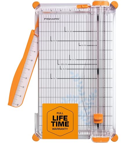 Amazon.com: Fiskars SureCut Deluxe Craft Paper Trimmer, 12-Inch