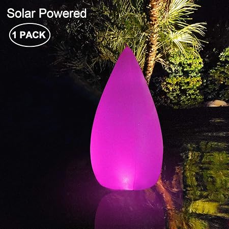 Solar LED Floating Light Colorful Water Drift Lamp Outdoor Water Fountain Decor