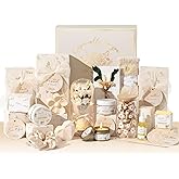 Spa Gifts for Women Teen Girl Gifts Trendy Stuff, Positive Affirmation Cards & Self Care Baskets Preserved Rose Flowers Set, Get Well Birthday Valentines Day Gifts for Her Mom Girlfriend Teenage Girls