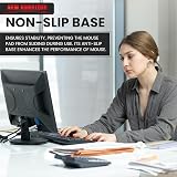 New Horrizon Mouse Mat with Wrist Support Non-Slip PU Base 21.5x27 cm view 5