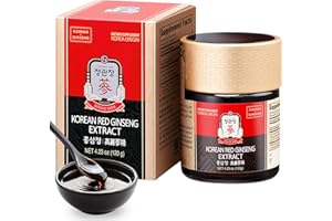JUNG KWAN JANG Korean Red Ginseng Concentrated Extract 120g, Premium Korean Ginseng Roots, Immune System Booster, Energy Stamina, Antioxidants Healthy Memory, Blood Circulation