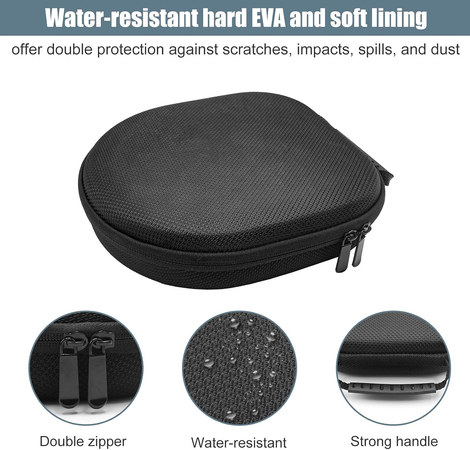 ProCase Hard Case for Sony WH-CH720N/ WH-CH710N/ WH-CH520/WH-CH510/ WH-1000XM5/ WH-1000XM4/ WHXB910N/ Bose 700 Wireless Noise Cancelling Headphones - Image 4