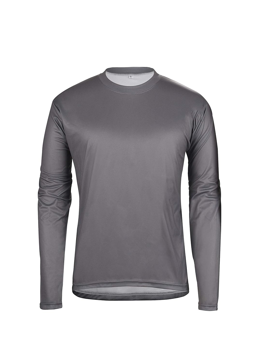 最安 Ceroti カスタムアパレルサービス メンズ長袖汗発散テックtシャツ テックtシャツ ランニングシャツ ジム発散tシャツ アウトドアtシャツ スポーツ用 速乾 耐uvラウンドネック Medium グレー B07kgg36hm 保証書付 Www Ejust Edu Eg