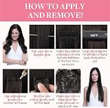 GOO GOO Tape in Hair Extensions 20pcs 50g 20inch Light Blonde Highlighted view 4