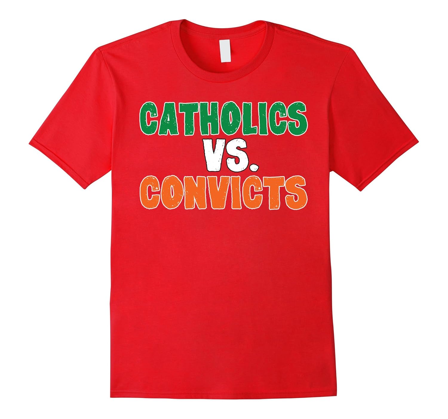 Catholics Vs. Convicts 1988 Original Football T-Shirt 2017-ANZ