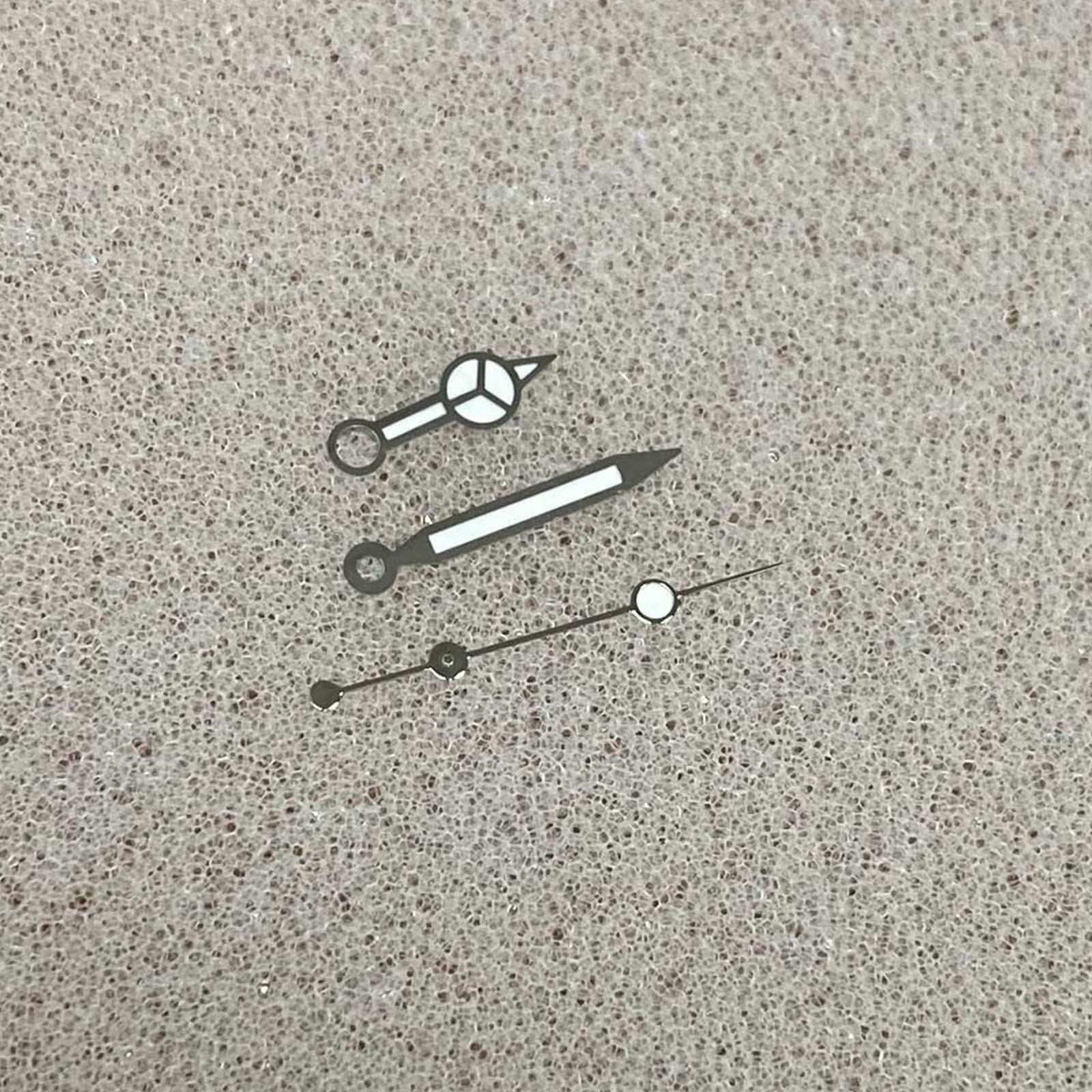 LICHIFIT Green Luminous Watch Hands Replacement Watch Pointer 3 Pins Repair Parts for NH35/NH36 Watch Movement Modification Kits