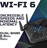 Acer Predator Connect W6d Gaming Router WiFi 6 AX6000 Dual-Band 2.5Gbps view 2