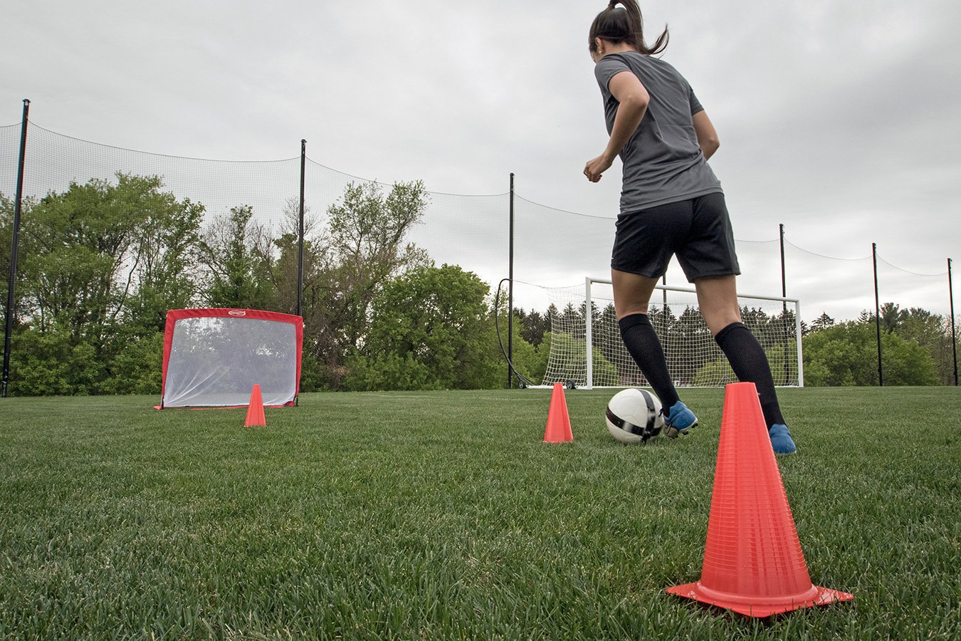  Kwik Goal Orange Practice Cone (6Inch), 12 cones Soccer Training