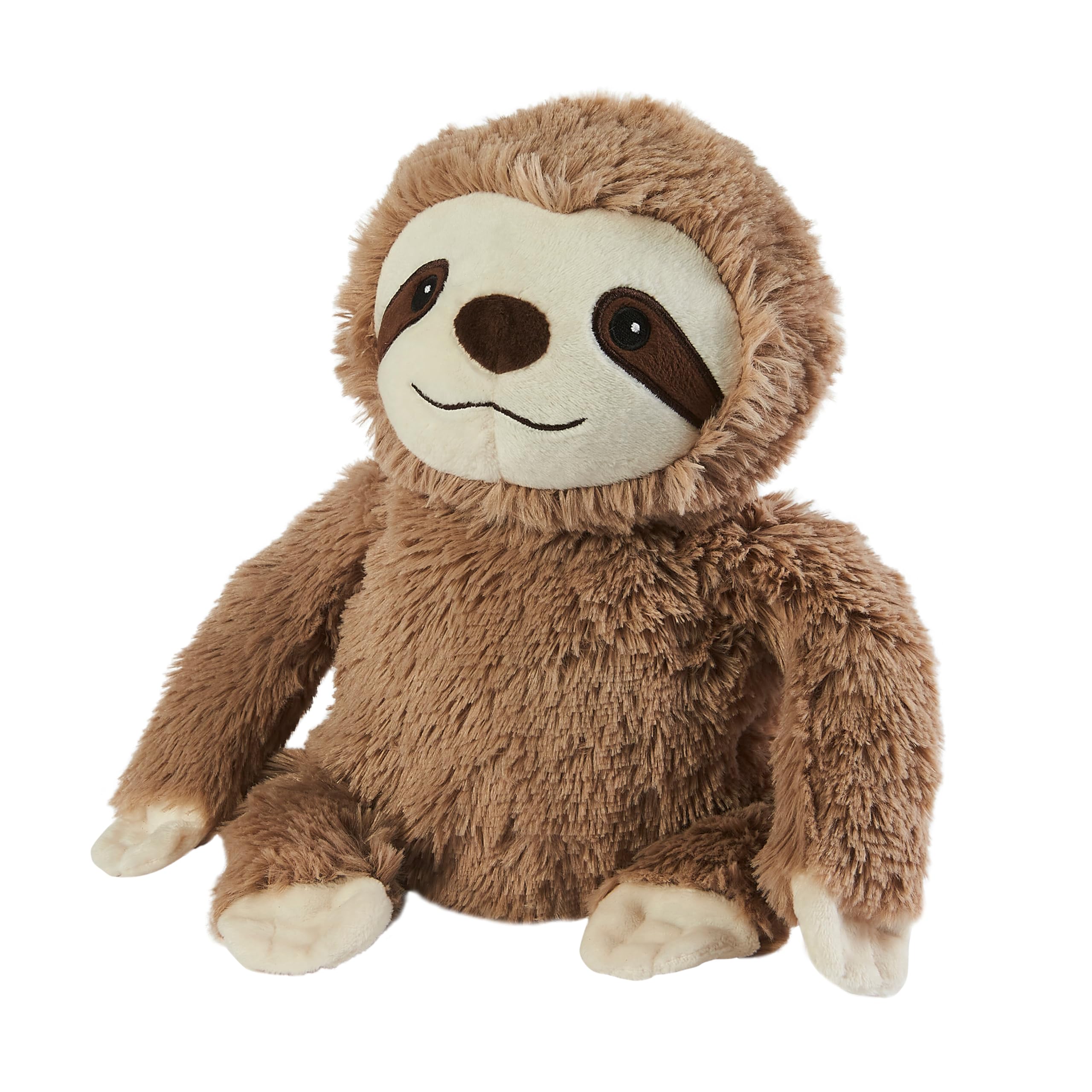 Warmies Sloth Plush Junior Size, Fully Microwavable and Weighted Cuddly Toy for Anxiety and Relaxation, Chill in The Freezer or Heat in Microwave, Soft Toy Heat Pad