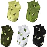 Glamorstar Women Socks Cotton No Show Low Cut Socks Ankle Sock 5 Pack