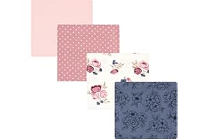 Luvable Friends Little Treasure Flannel Receiving Blankets 4pk