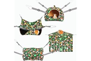 SUNILLUMA Ferret Hammock, Cage Accessories, Rat Hammock, Rat Cage Accessories, Ferret Bed, Small Animals Chinchilla, Sugar Glider, Rabbit, Squirrel