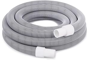 PICATU 1-1/2" x 40 Foot Heavy Duty Pool Vacuum Hose With Swivel Cuff, 1.5" Professional Pool Hose for In-Ground & Above Ground Pools