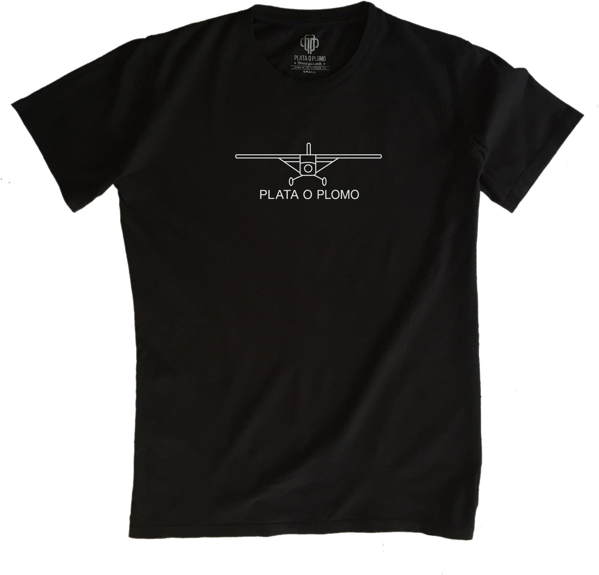 Plata o Plomo AEROLÍNEAS Plata | Mens Crew Neck T-Shirt