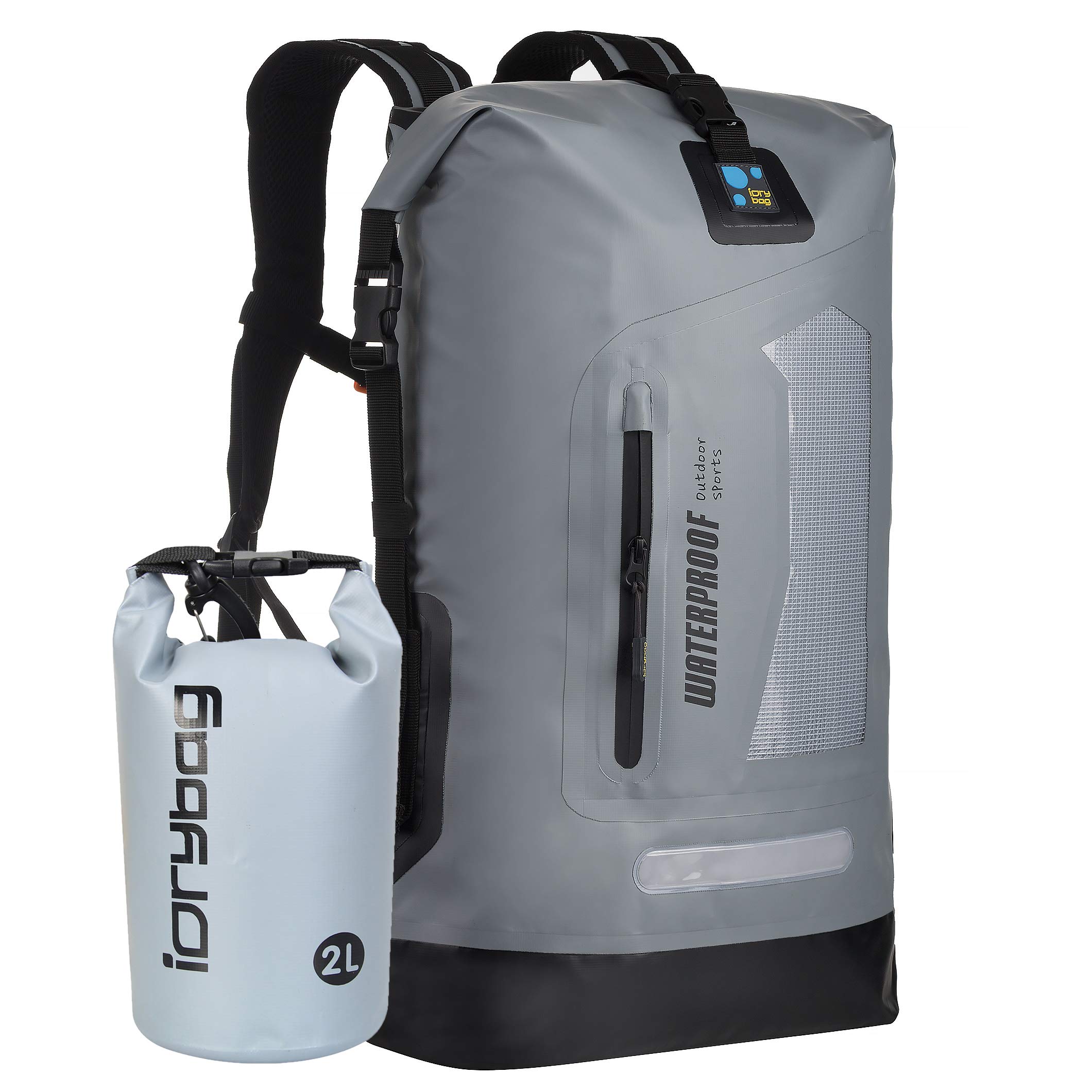 Photo 1 of IDRYBAG Waterproof Backpack for Men 20L/30L/40L, Floating Dry Bag Kayak, Dry Backpack Hiking