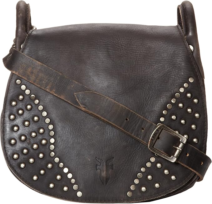 FRYE Vintage Stud Crossbody, Black Handbags