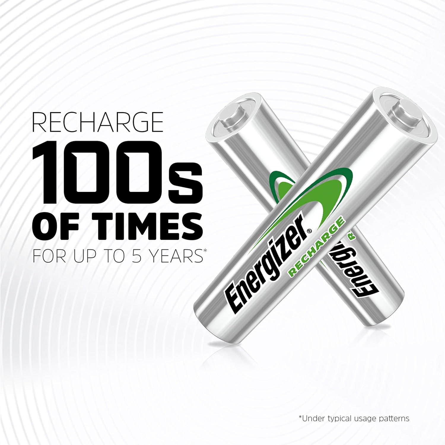 Energizer Rechargeable AAA Batteries, NiMH, 800 mAh, Pre-Charged, 4 count (Recharge Power Plus): Electronics
