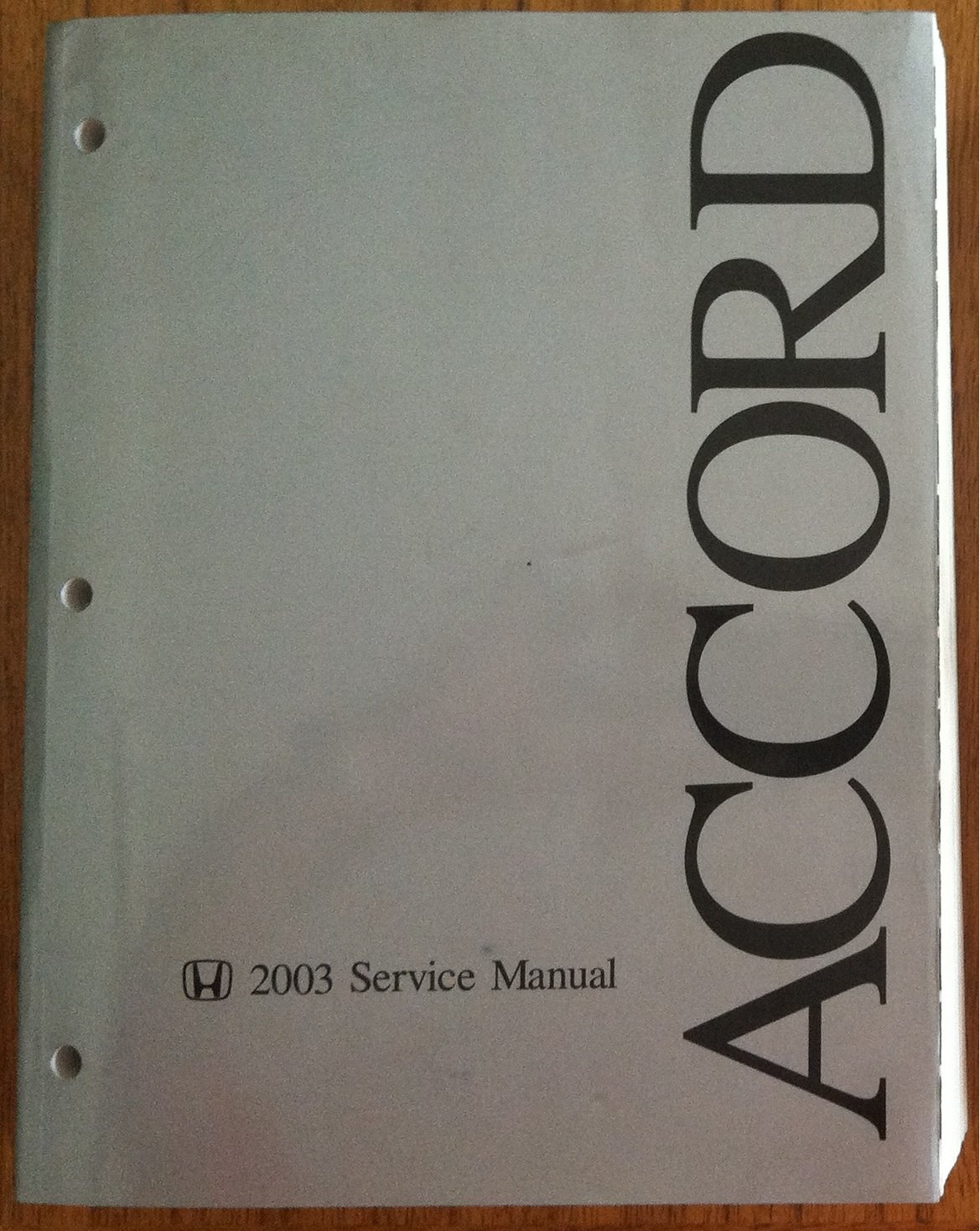 2003-2004 Honda Accord Factory Service Manual Paperback – 2003