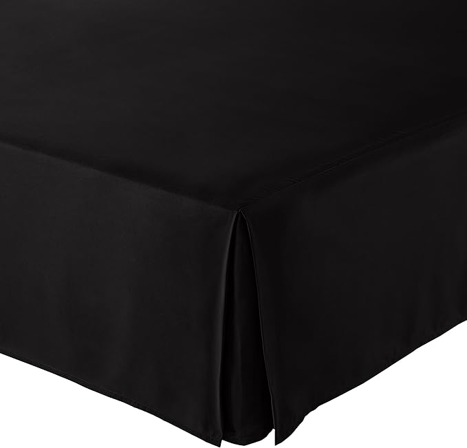 AmazonBasics Pleated Bed Skirt Queen, Black Amazon.ca Home & Kitchen