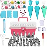 Cake Decorating Kit Cupcake Decorating Kit - 68pcs Cookie Decorating Supplies and Cookie Decorating Kit with Piping Bags and 