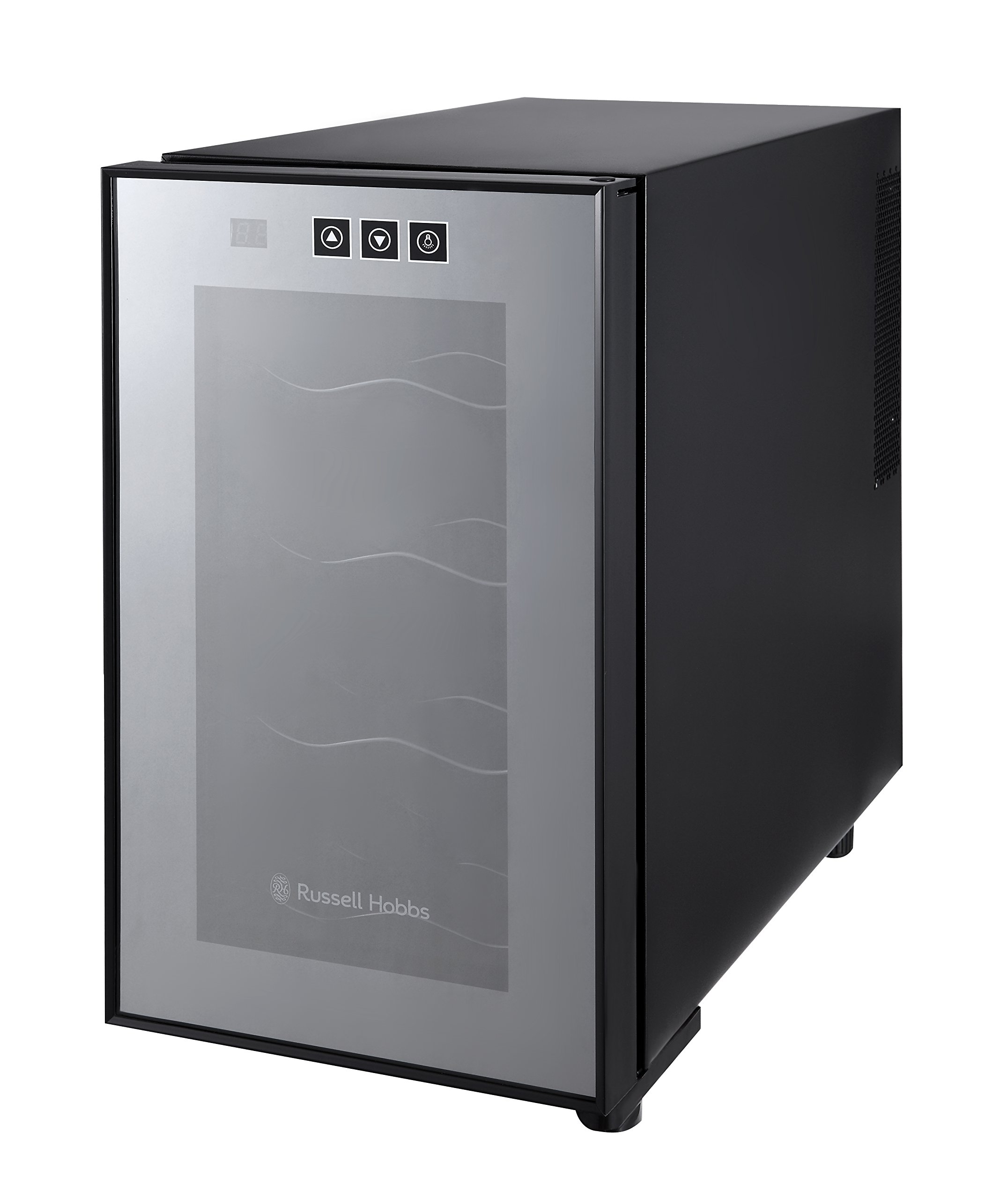 Russell Hobbs RH8WC2 Table Top Vertical Wine/Drinks Cooler with LED display, 8 bottle capacity