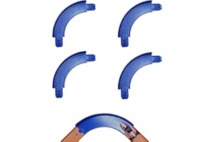 Ahpoon Track Connectors Pieces Compatible with Hot Wheels,90 Degree,Size L,4 Packs