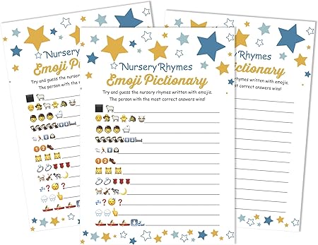 Inkdotpot 50 Baby Shower Pictionary Jeu Questionnaire Amusant Pepiniere Rhymestar Deviner Idee De Jeu De Baby Shower Neutre De Genre De Jeu Amazon Fr Cuisine Maison Inkdotpot 50 Baby Shower Pictionary Jeu Questionnaire Amusant Pepiniere Rhymestar Deviner Idee De Jeu De Baby Shower Neutre De Genre De Jeu Amazon Fr Cuisine Maison