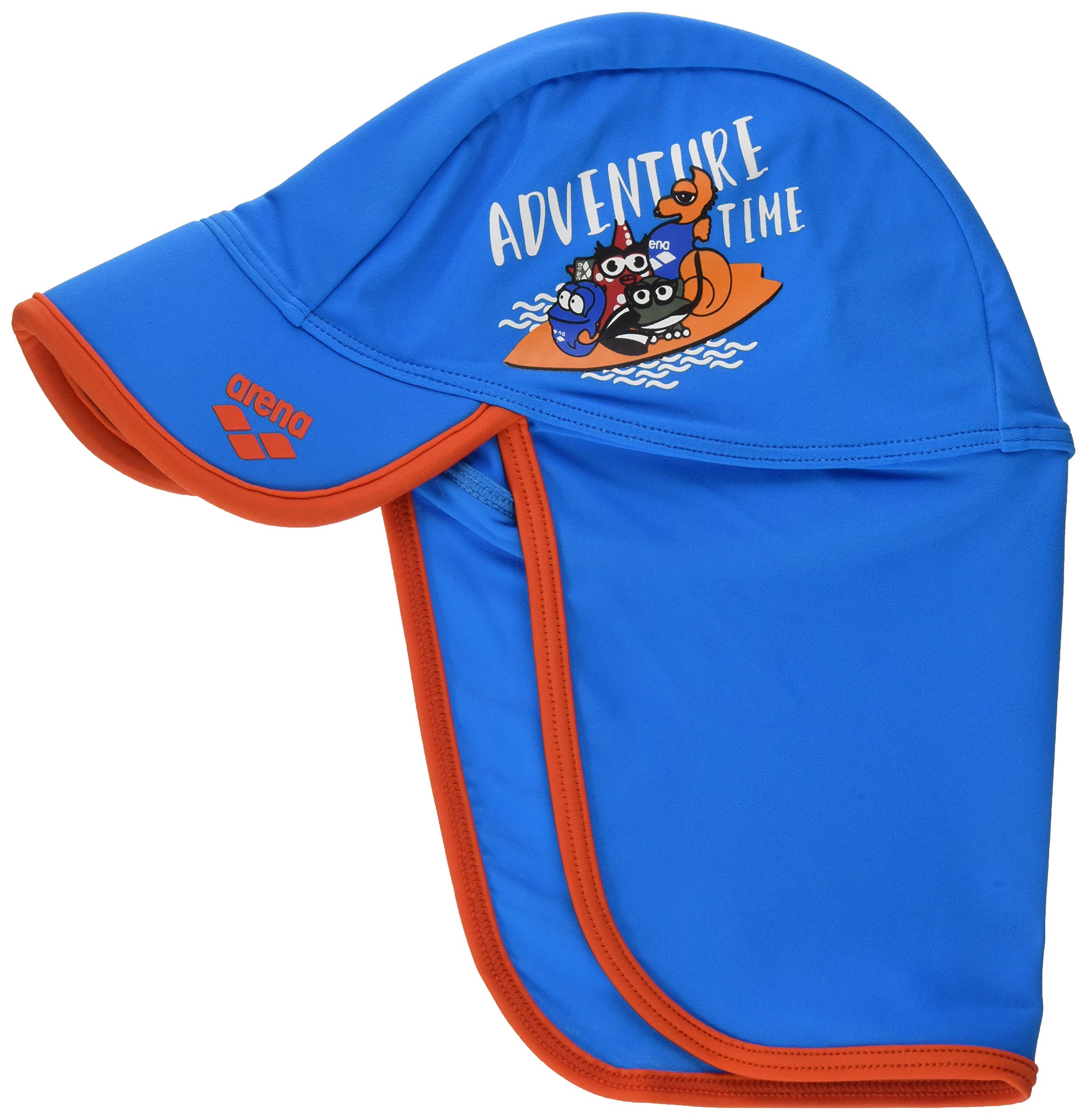 ARENA Kids UV Protection Hat - Turquoise-Nectarine, One Size