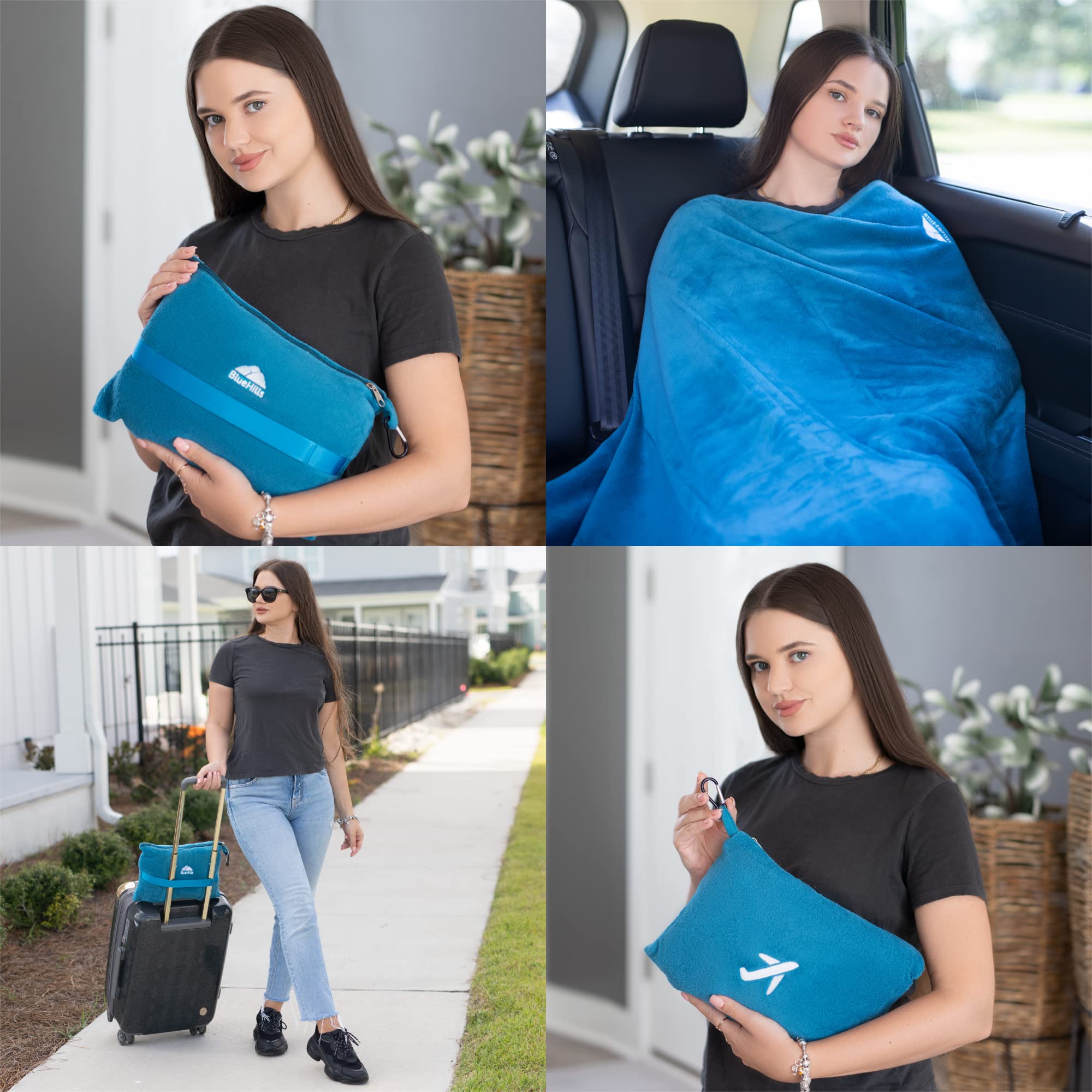 Travel Blanket Pillow