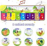CaftyMids Kids Non-slip Piano Mat 19 Keys Musical Playmat 110x36cm view 3