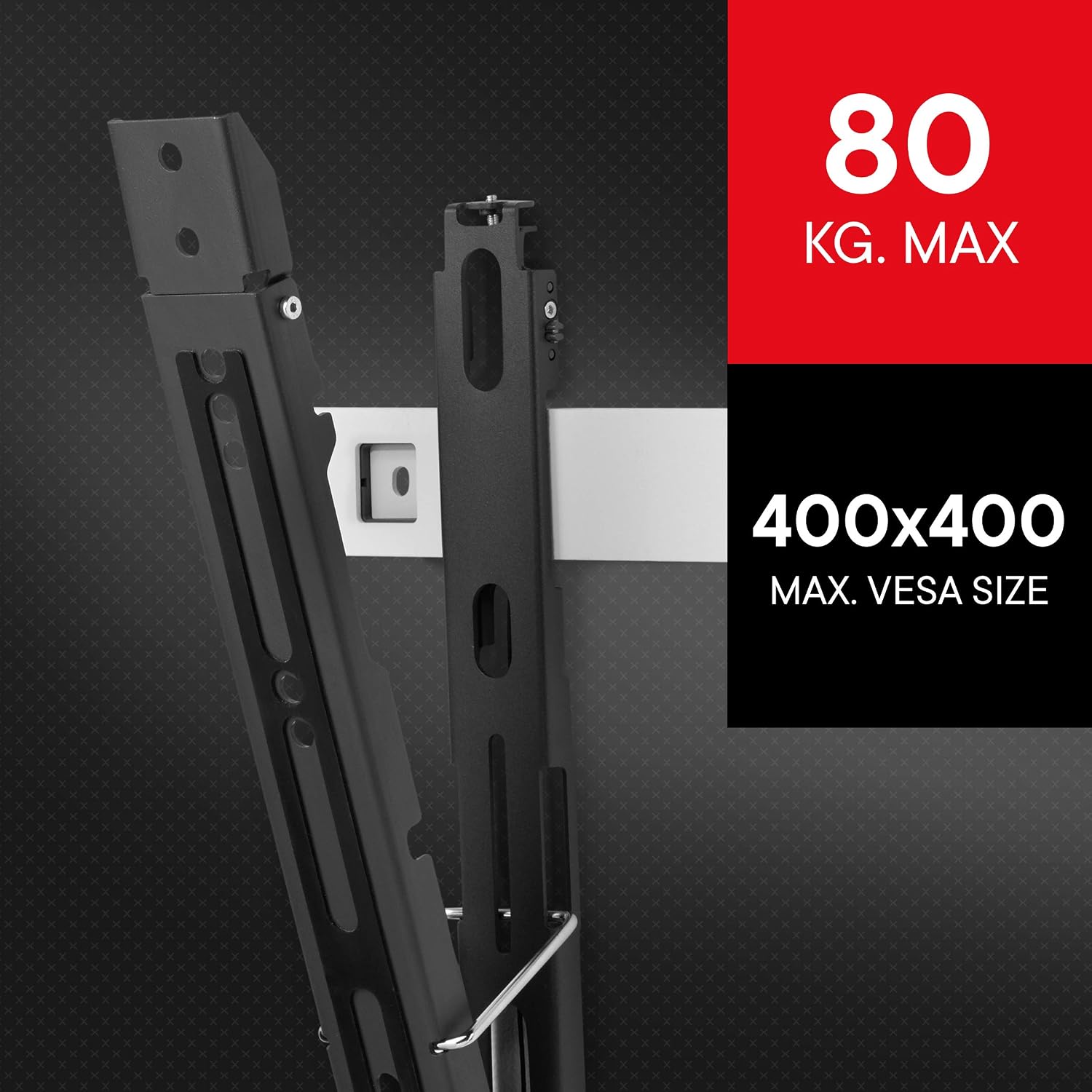 One For All Ultra Slim TV Wall Bracket Mount, Screen size 32-65 Inch, For All types of TVs, 15° Tilt Feature - Image 5