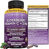 Viva Naturals Elderberry with Vitamin C and Zinc