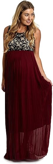 pink blush chiffon maternity dress