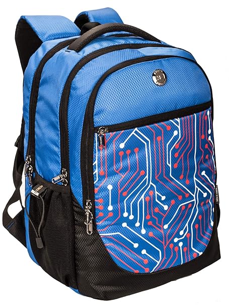 Killer Manchester 35L Water Resistance Royal Blue Polyester Backpack Bag