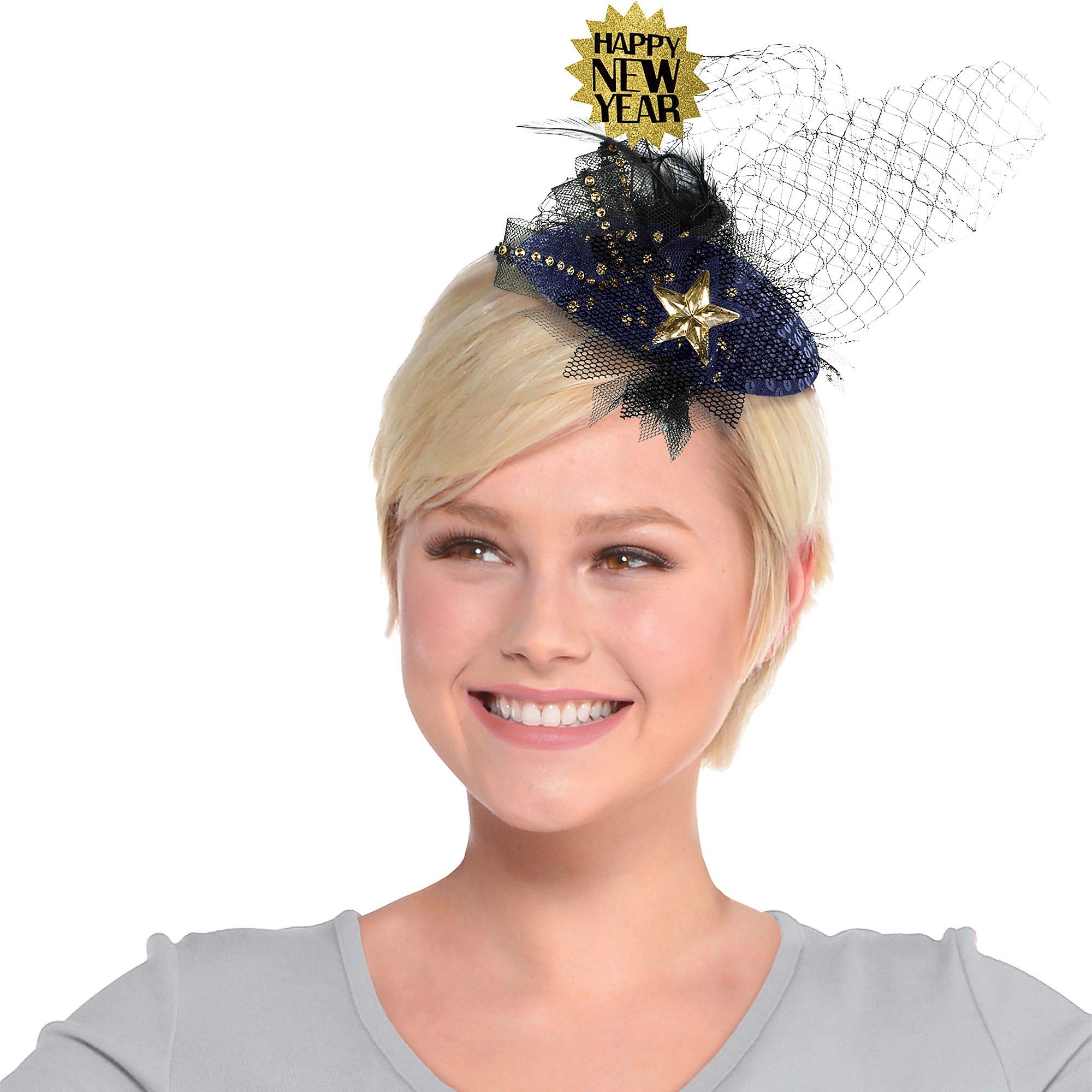 Amscan 3900492 Hat Clip On Hny Midnight