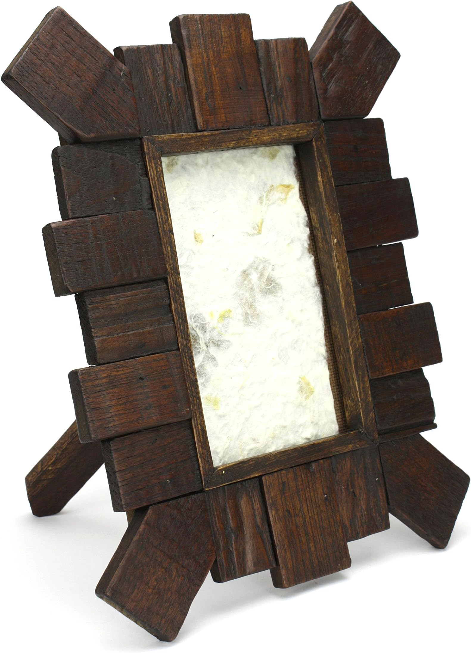 Thai Teak Photo Frame, No. 9, 6" x 4" photo size