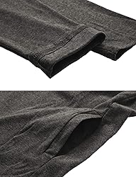 RAGEMALL Mens Long Cardigan Open Front Draped