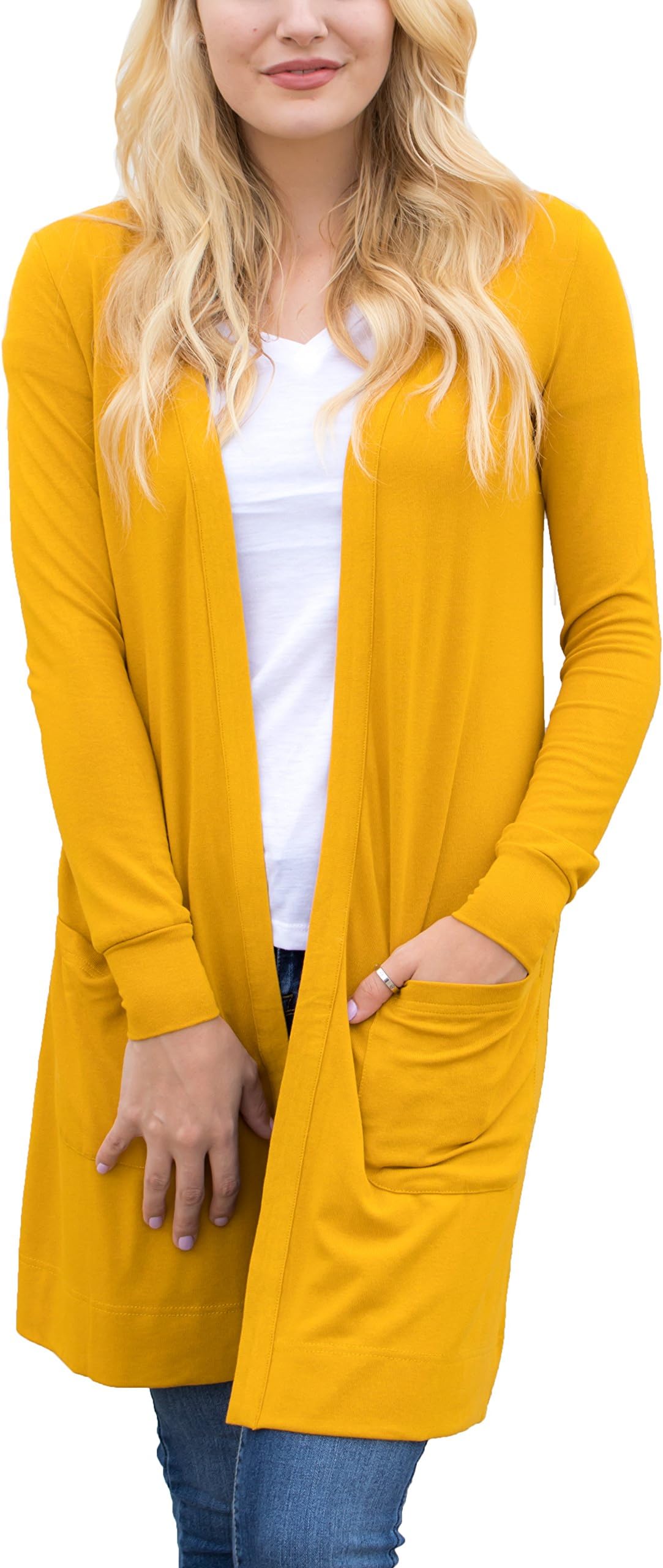 Women’s Soft Long Sleeve Pocket Cardigan
