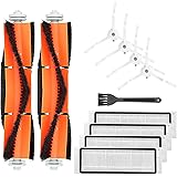 Cabiclean Replacement Accessories Kit Compatible with Roborock E25 E4 S5 S6 E20 E35 C10 S50 S51 S4 Xiaomi Mi Mijia, 10 Pack, 