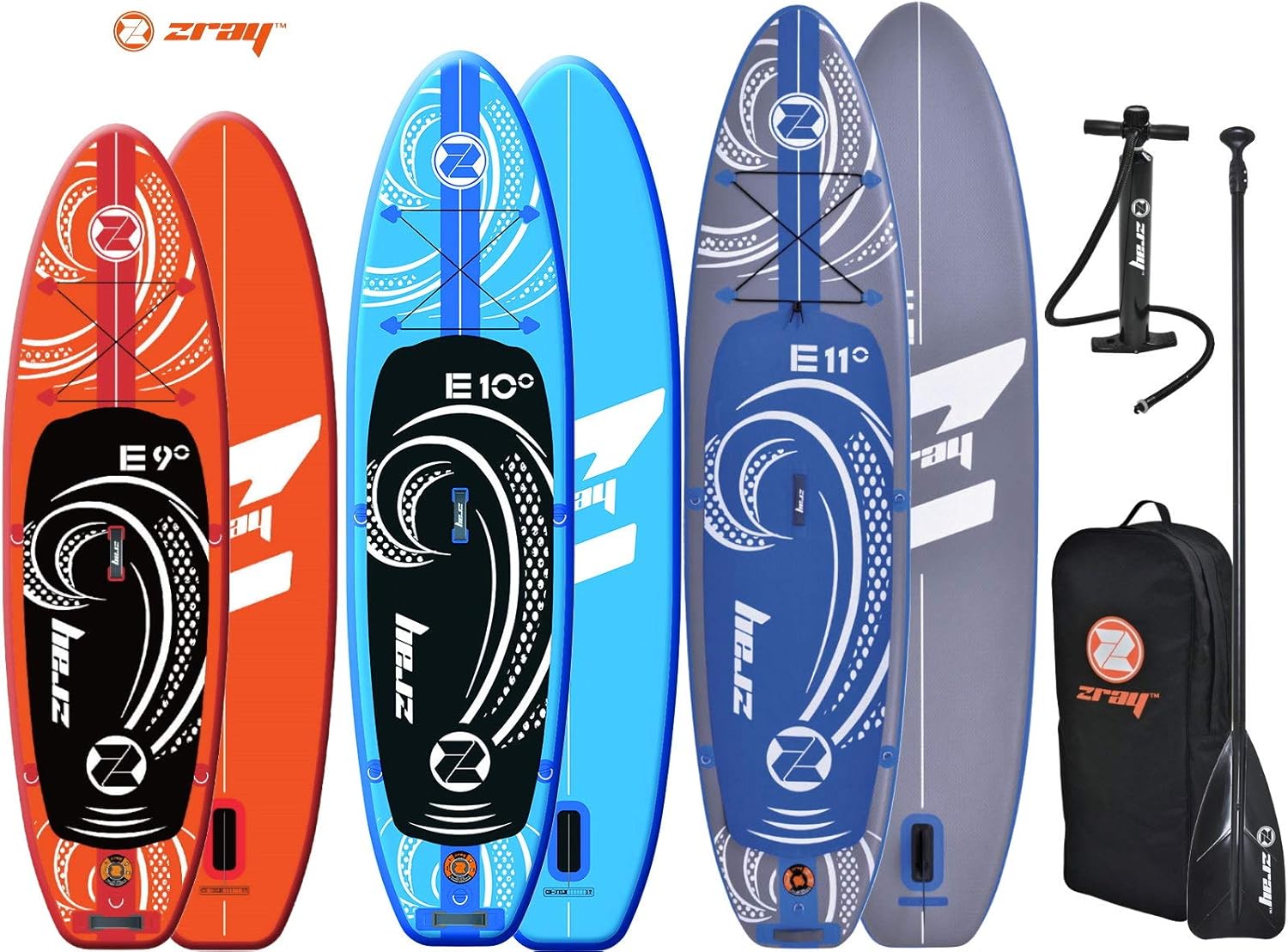 Zray Evasion Deluxe Stand up Paddle Board SUP Surfbrett Paddel Set