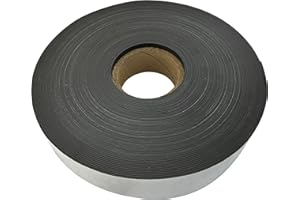 Master Magnetics - ZG80A-ABX Flexible Magnet Strip with Adhesive Back , 1/16" Thick, 2" Wide, 100 feet (1 Roll)