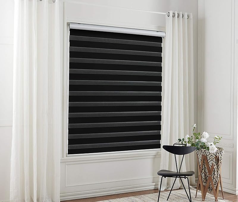 Taiyuhomes Day Night Zebra Roller Blind 50x150cm Aluminium Cassette