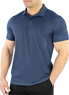 Athletic polo shirts mens Clearance