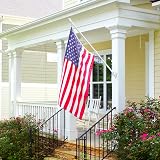ZMTECH 6 ft Stainless Steel Flag Pole Kit Tangle Free Adjustable Bracket view 7